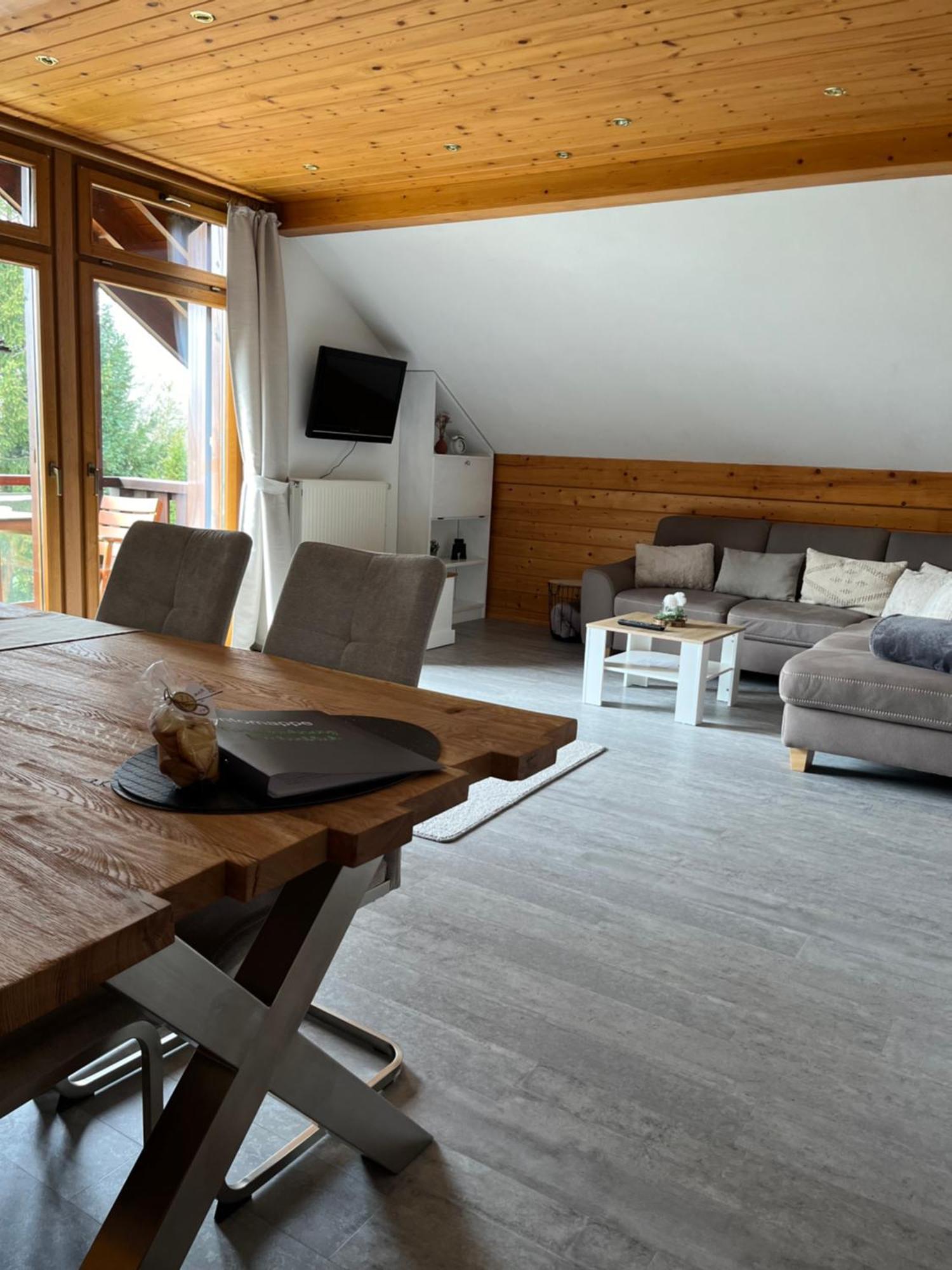 Ferienwohnung Buchenblick 蒙绍 外观 照片